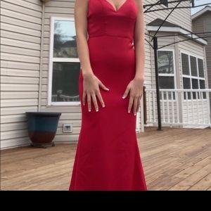 Jovani Size 2 red prom dress